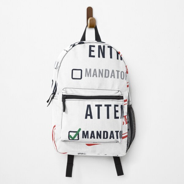 Item preview, Attendance Mandatory Enthusiasm Optional Funny designed and sold by CataRedBubble.