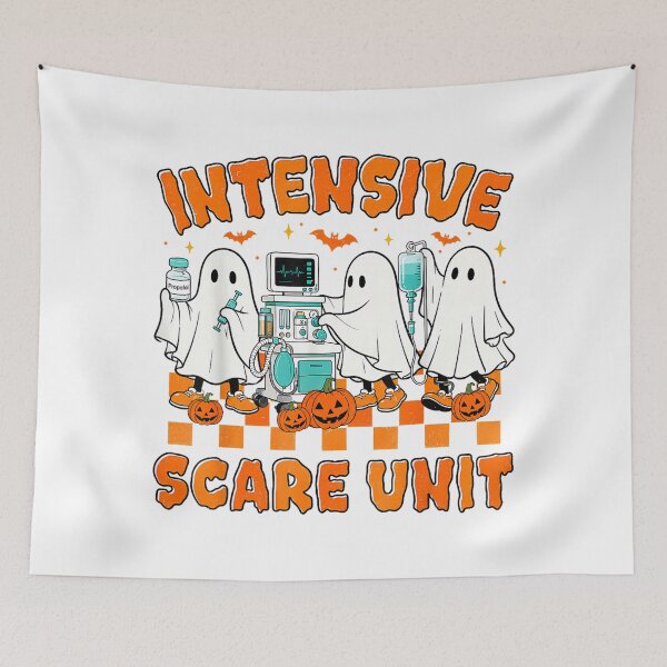 Item preview, Halloween Intensive Care Scare Unit Ghost Nurse ICU Nursing designed and sold by Chaya Reid.