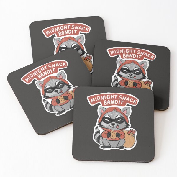 Item preview, Midnight Snack Bandit Raccoon designed and sold by Mochihoshii.
