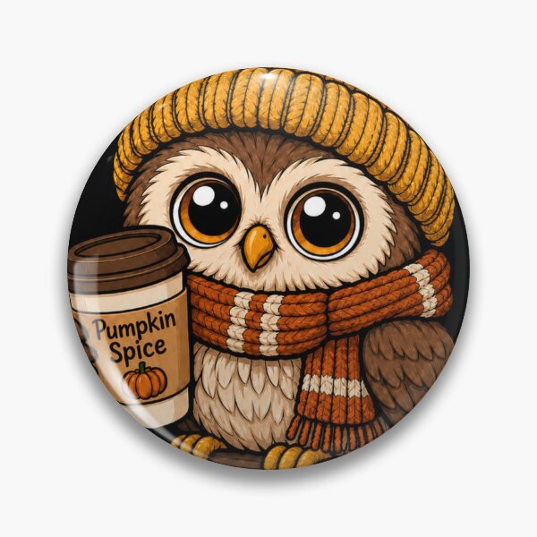 Item preview, Thanksgiving Fuel Cute Owl Pumpkin Spice Coffee designed and sold by Design Vibras.