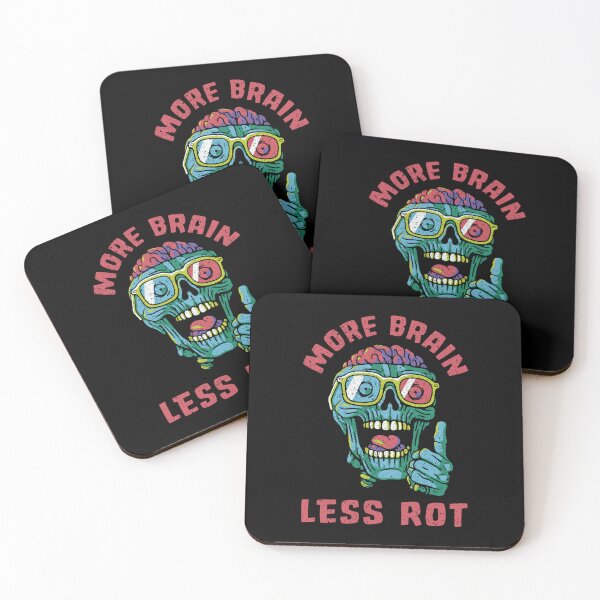 Item preview, More Brain Less Rot Zombie designed and sold by Tobe Fonseca®.