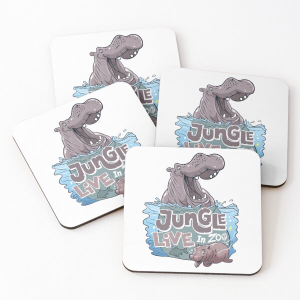 Item preview, Hippo moo deng Cute Jungle Live in Zoo designed and sold by SEW WHAT.