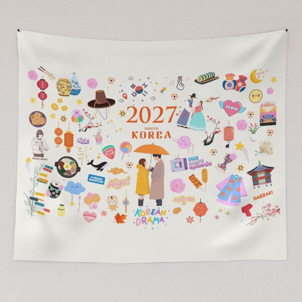 Item preview, korean 2027 calendar designed and sold by nelkrshop.