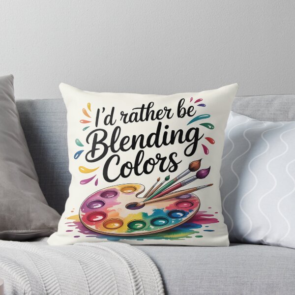 Item preview, I'd Rather Be Blending Colors – Funny Artist and Painting Design designed and sold by Jollys-ArtShop.