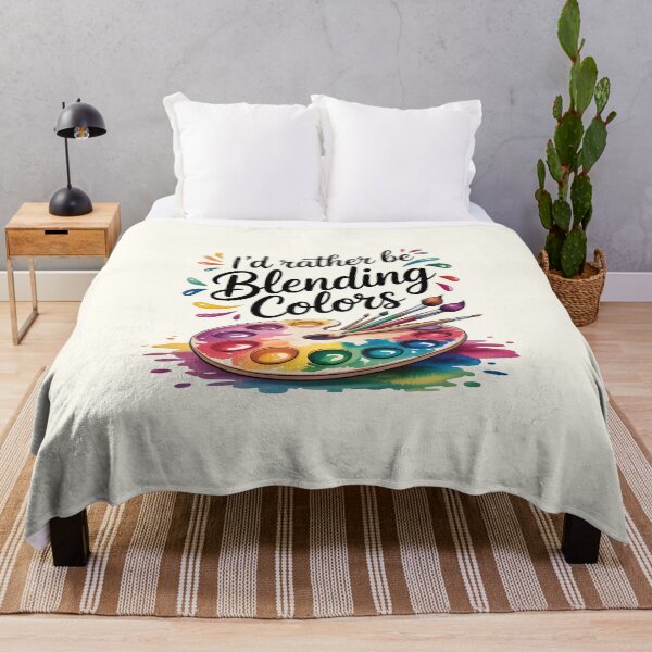 Item preview, I'd Rather Be Blending Colors – Funny Artist and Painting Design designed and sold by Jollys-ArtShop.