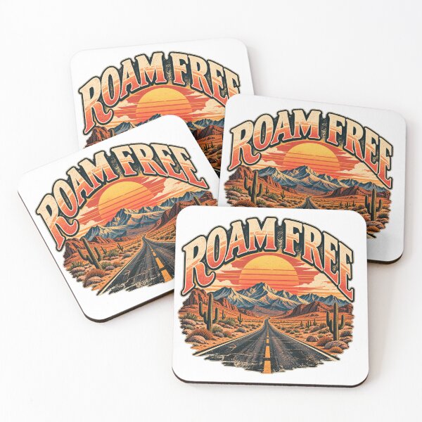 Item preview, Roam Free Vintage Desert Highway designed and sold by CodePaws Creations.