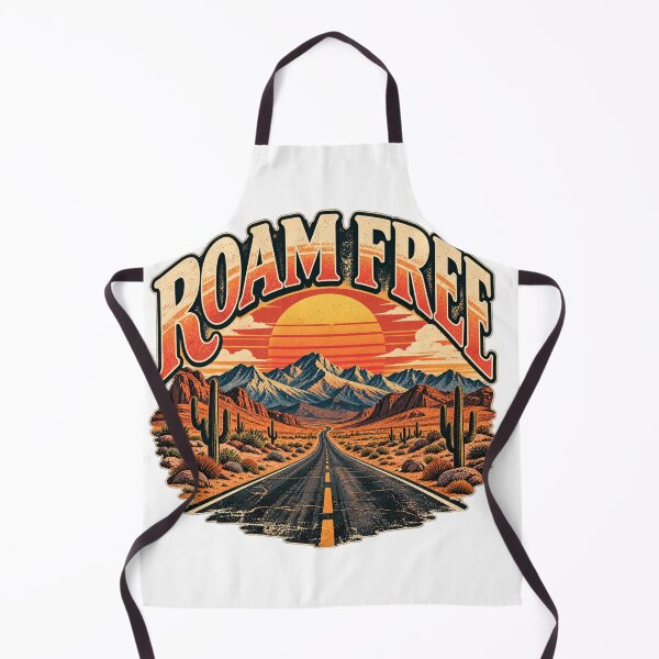 Item preview, Roam Free Vintage Desert Highway designed and sold by CodePaws Creations.