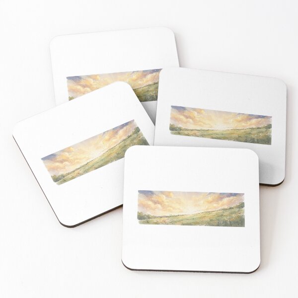 Item preview, Peaceful Morning Sunrise Watercolor designed and sold by AmourVincit.