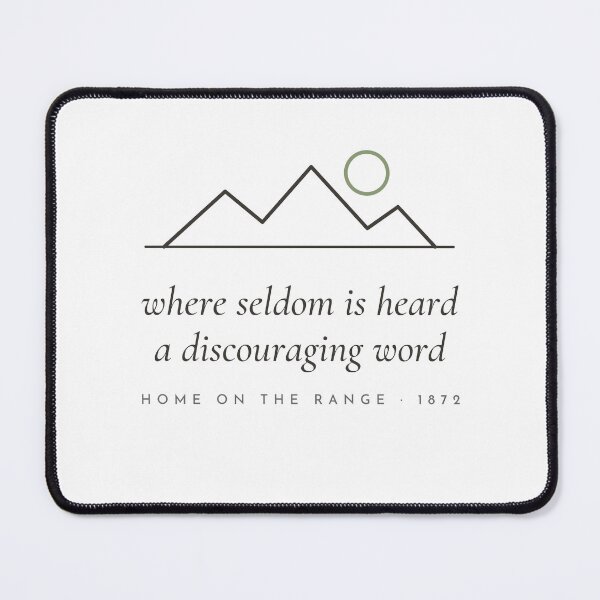 Item preview, Seldom Is Heard a Discouraging Word Minimal designed and sold by CataRedBubble.