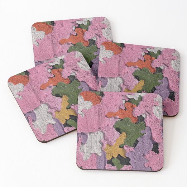 Item preview, Pastel Pink and Sage Green Collage Texture Art designed and sold by Piotrek0001.