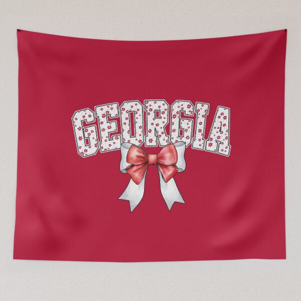 Item preview, Georgia Coquette Flowers Red Football designed and sold by RockTheFeal.
