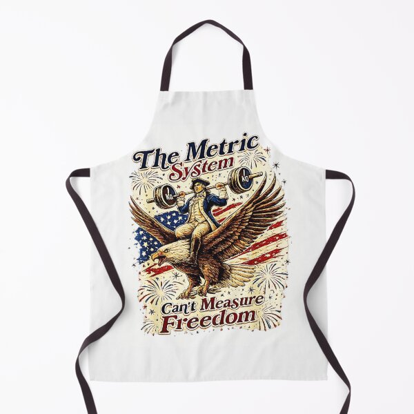 Item preview, The Metric System Can't Measure Freedom Patriotic Weightlifter designed and sold by Brasovbit.