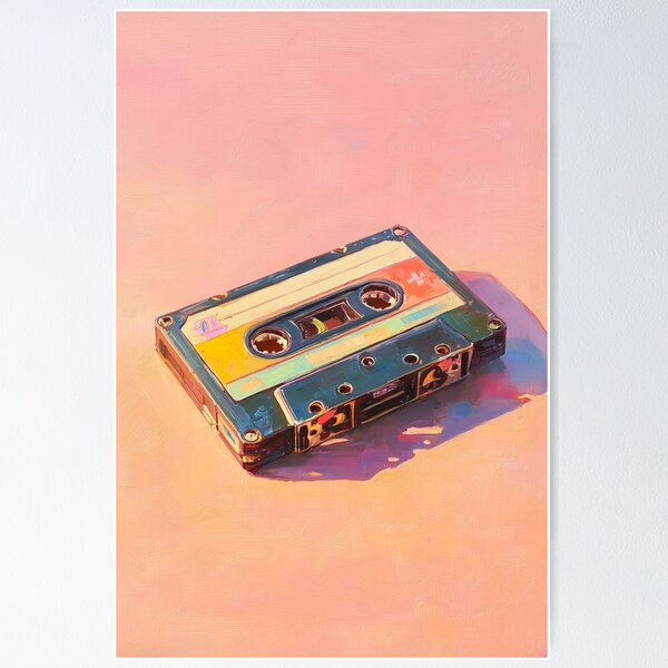 Item preview, Tape in the Light with Nostalgic Retro Design designed and sold by Kunstkutter.