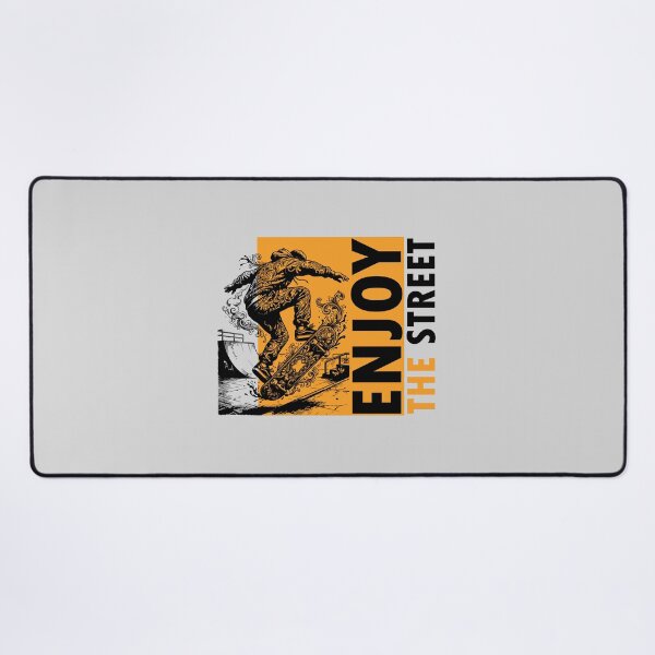 Item preview, Enjoy The Street Skateboarding Ornamental Skater Urban Art Graphic designed and sold by KiwiRider.