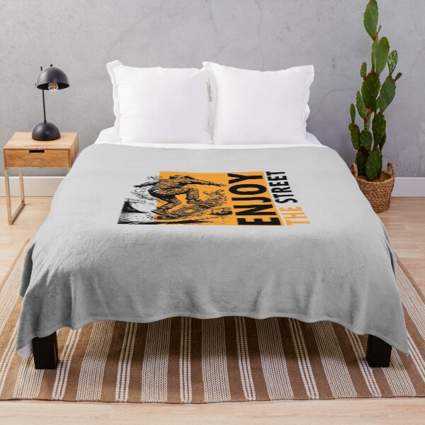Item preview, Enjoy The Street Skateboarding Ornamental Skater Urban Art Graphic designed and sold by KiwiRider.
