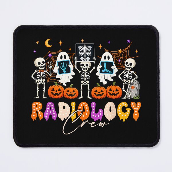 Item preview, Radiology Crew Ghost Skeleton Halloween X-Ray Tech Nurse designed and sold by hoganpineda.