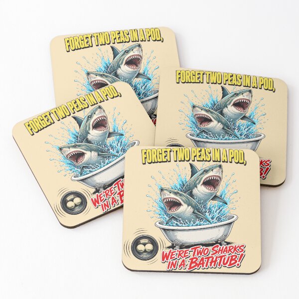 Item preview, Sharks In A Bowl Funny Marine Animal Soup designed and sold by tommyrichardse.