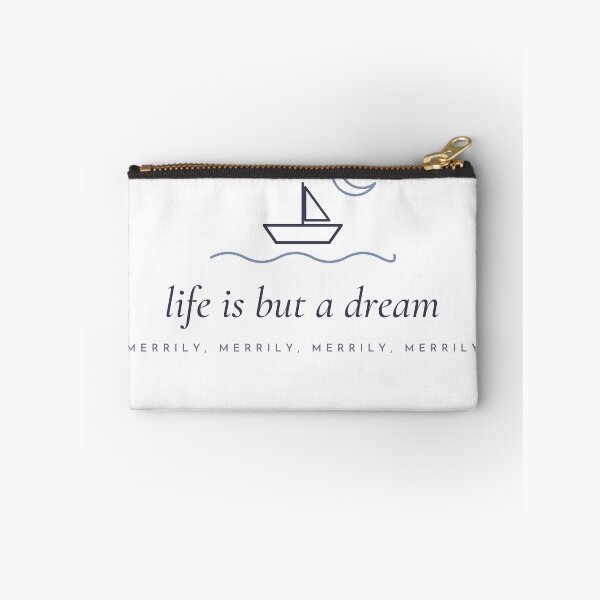 Item preview, Life Is But a Dream Minimal Boat and Moon designed and sold by CataRedBubble.