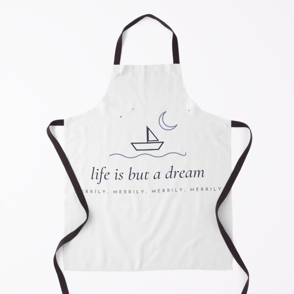 Item preview, Life Is But a Dream Minimal Boat and Moon designed and sold by CataRedBubble.