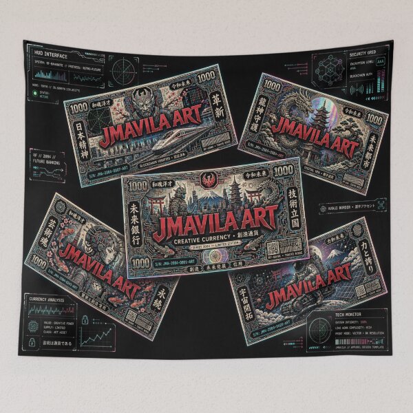 Item preview, Banknote Aesthetics - Paper Wealth designed and sold by JMAVILA ART.
