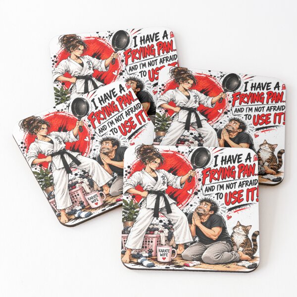 Item preview, Funny Karate Wife – I Have a Frying Pan and I'm Not Afraid to Use It designed and sold by AndrewYoko.
