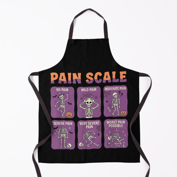 Item preview, Pain Scale Skeleton Trauma Nurse Halloween Nursing Humor designed and sold by hoganpineda.
