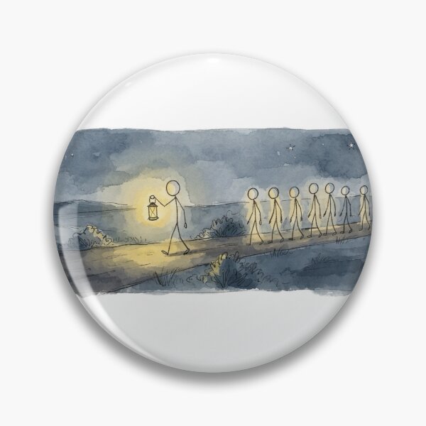 Item preview, Guiding Light Lantern Watercolor designed and sold by AmourVincit.