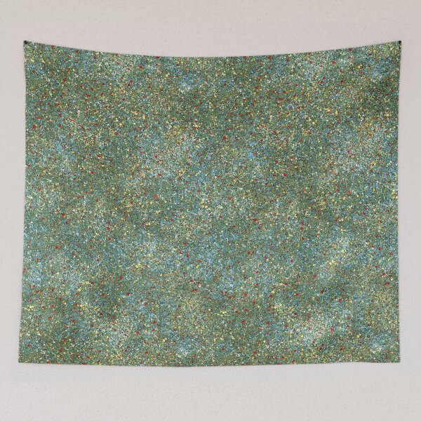 Item preview, Emerald Green and Gold Shimmer Stipple Art designed and sold by Piotrek0001.