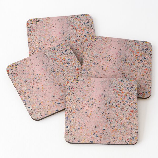 Item preview, Rose Pink Fine Speckle Terrazzo Pattern designed and sold by Piotrek0001.