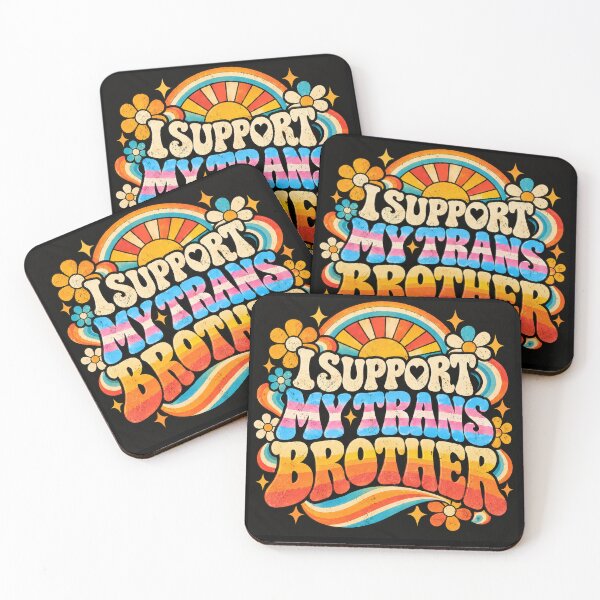 Item preview, 70's I support My Trans Brother designed and sold by Murbee.