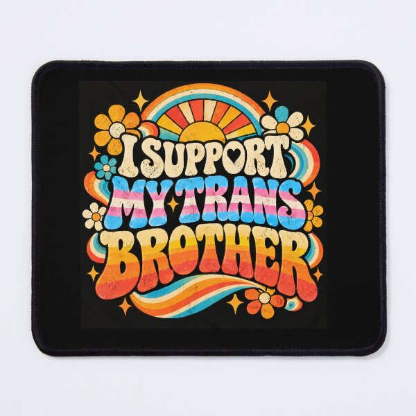Item preview, 70's I support My Trans Brother designed and sold by Murbee.