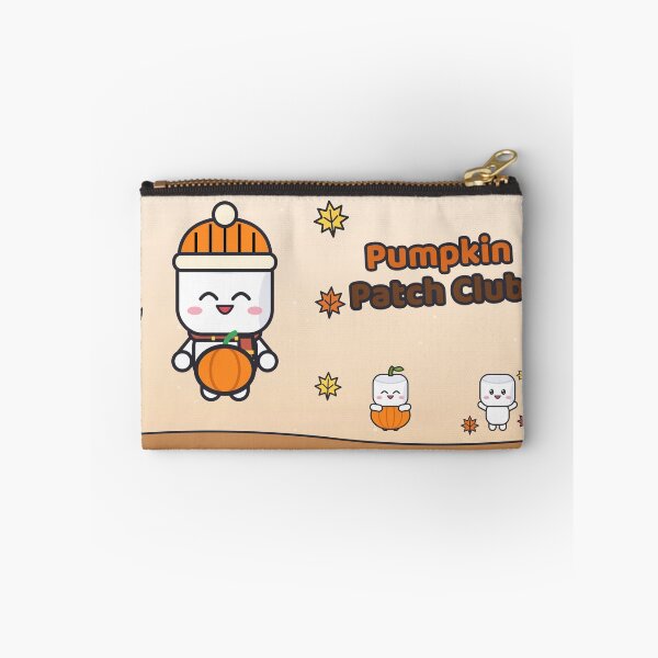 Item preview, Pumpkin Patch Club - Cozy Fall Marshmallow Pip with a Pumpkin designed and sold by BiMood.