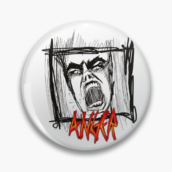 Item preview, Anger - Raw High Contrast Illustration designed and sold by Flemetharya.