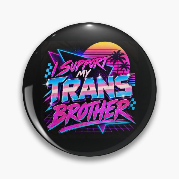 Item preview, 80's I support My Trans Brother. designed and sold by Murbee.