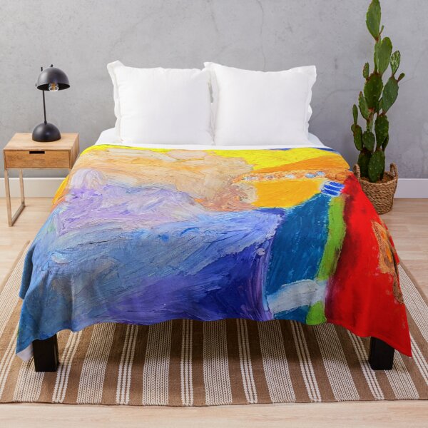 Item preview, wave breaking on a golden beach. abstract designed and sold by Tereza Pilar Art.