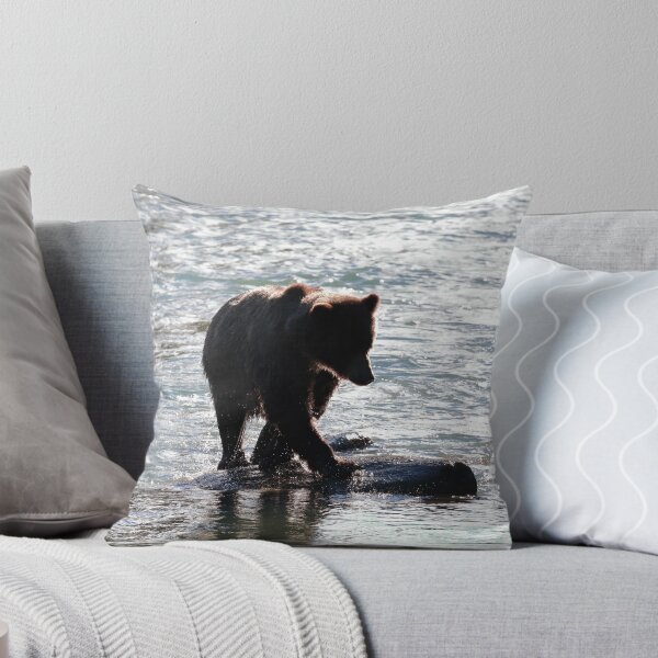 Item preview, Grizzly family fishing designed and sold by zumi.