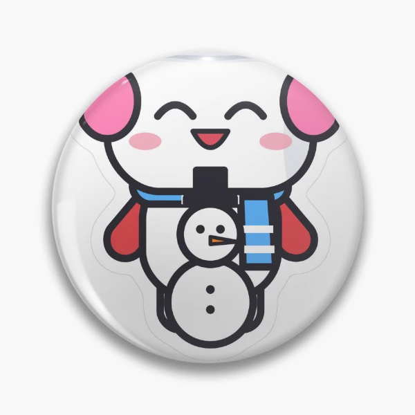 Let It Snow - Cute Winter Marshmallow Pip with a Snowman — Pin by BiMood