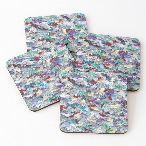 Item preview, Recycled Paper Shred Confetti Mosaic Art designed and sold by Piotrek0001.