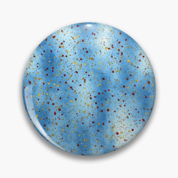 Item preview, Soft Sky Blue and Gold Speckled Watercolor designed and sold by Piotrek0001.