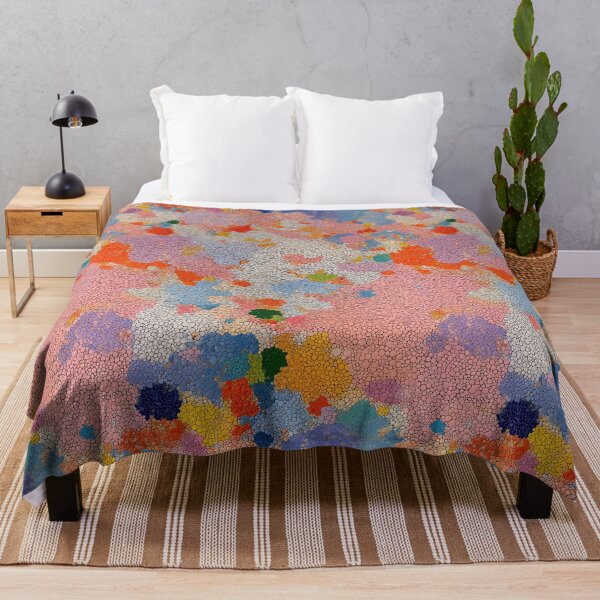 Item preview, Pastel Peach Stippled Modern Abstract Art designed and sold by Piotrek0001.