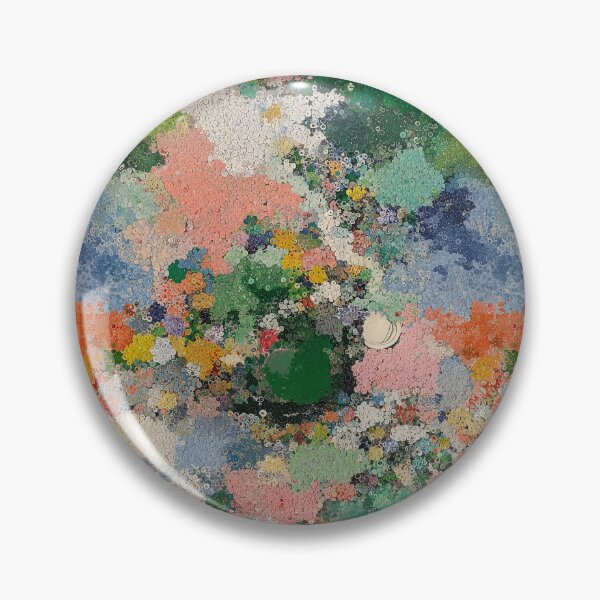 Item preview, Impressionist Garden Flower Dot Watercolor Art designed and sold by Piotrek0001.