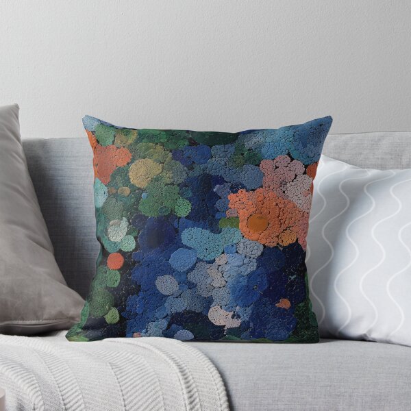 Item preview, Deep Blue and Peach River Pebble Mosaic designed and sold by Piotrek0001.