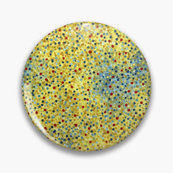 Item preview, Joyful Yellow Pointillist Dot Pattern Art designed and sold by Piotrek0001.