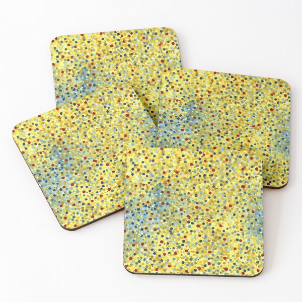 Item preview, Joyful Yellow Pointillist Dot Pattern Art designed and sold by Piotrek0001.