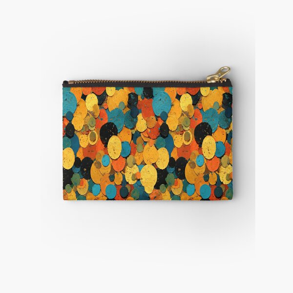 Item preview, Pop Art Orange and Teal Bold Dot Pattern designed and sold by Piotrek0001.