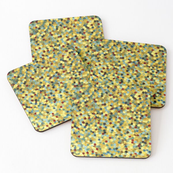 Item preview, Amber Yellow and Black Stippled Dot Texture designed and sold by Piotrek0001.