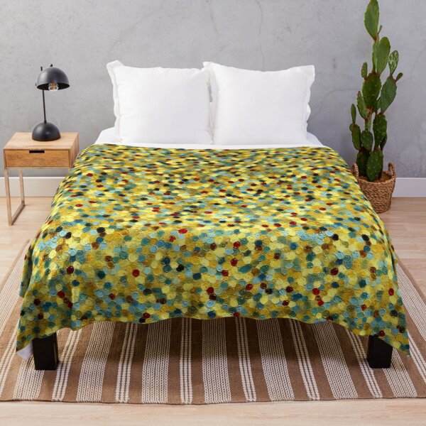Item preview, Amber Yellow and Black Stippled Dot Texture designed and sold by Piotrek0001.