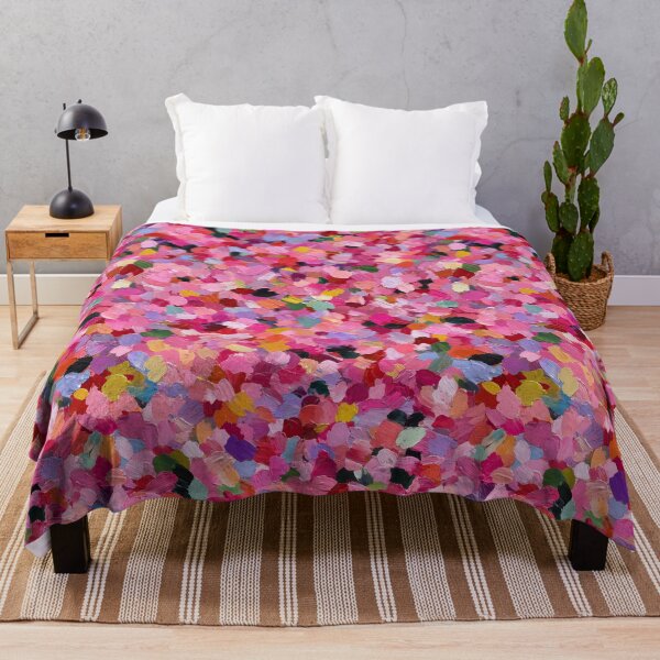 Item preview, Vibrant Magenta and Pink Blossom Dot Pattern designed and sold by Piotrek0001.