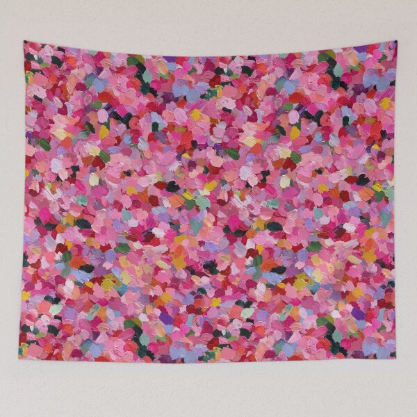 Item preview, Vibrant Magenta and Pink Blossom Dot Pattern designed and sold by Piotrek0001.