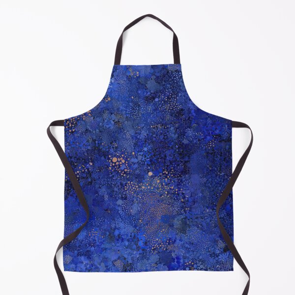 Item preview, Ultramarine Blue and Gold Shimmer Dust Art designed and sold by Piotrek0001.